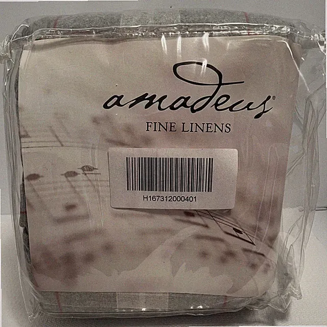 Amadeus FULL Flannel Sheet Set Cotton QVC 2007 New