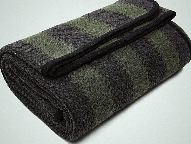 Merino Wool Blanket - 87" x 63" Thick Warm Soft Large Bed Throw - Great for Cam