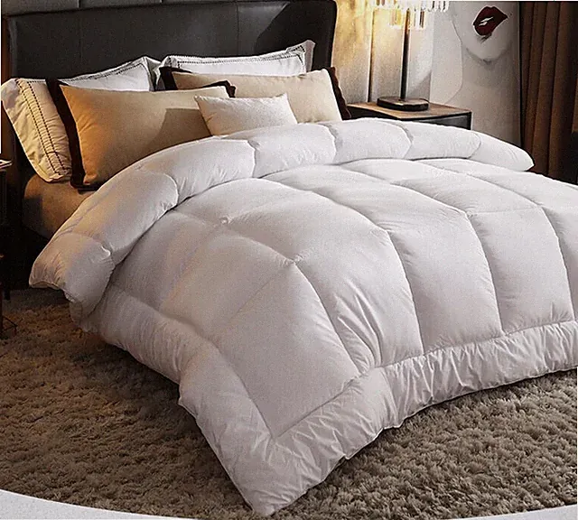 Organic Club Camel Wool Comforter Noiseless Medium Weight Duvet All-Season