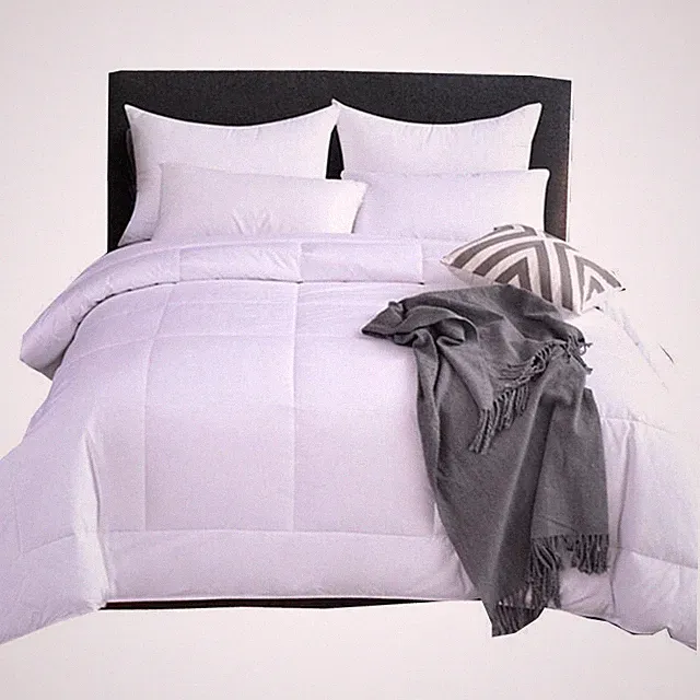 Organic Club Sheep Wool Comforter Noiseless Medium Weight Duvet All-Season
