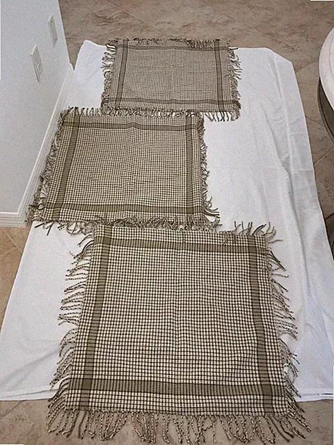 Ralph Lauren European Shams Yorkshire Rose Lot of 3 Home collection Wool Plaid