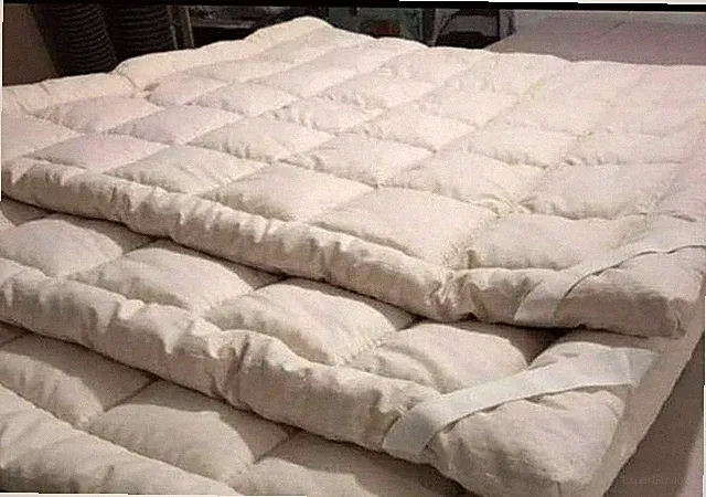 Wool Filled Mattress Topper, Pad, a Luxurious Sleep Product of Natural Fibers