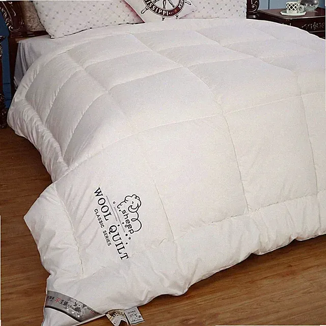 Woolous Australian Wool Duvet 100% Natural Comforter 90x78 inches All Season