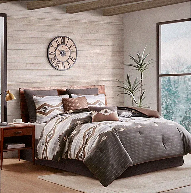 Woolrich Rustic Lodge Cabin Comforter Set - All Season down Alternative Warm Bed